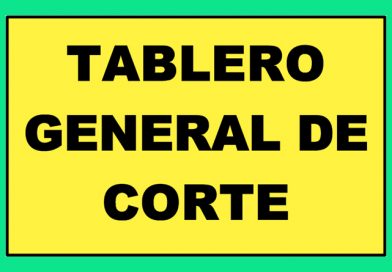 Atención 0353 TABLERO GENERAL DE CORTE