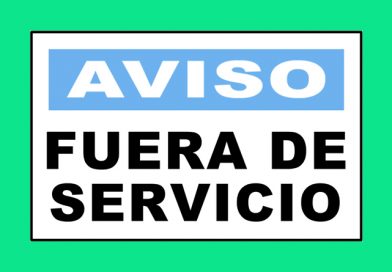 Aviso 3339 FUERA DE SERVICIO