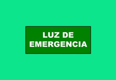 Evacuación 204 LUZ DE EMERGENCIA