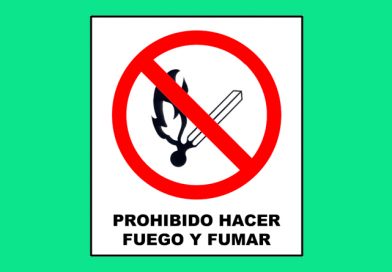 Prohibido 041 HACER FUEGO Y FUMAR