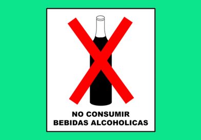 Prohibido 046 NO CONSUMIR BEBIDAS ALCOHOLICAS