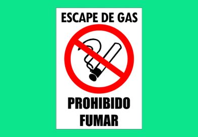 Vial V08 ESCAPE DE GAS PROHIBIDO FUMAR